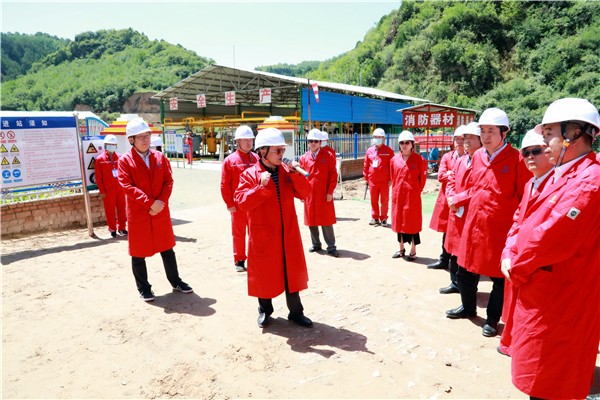 陕西沙巴(中国)体育有限公司官网集团复工复产促增长项目观摩会议与会人员走进沙巴(中国)体育有限公司官网保隆生态三秦在延在铜项目 陕西沙巴(中国)体育有限公司官网集团复工复产促增长项目观摩会议与会人员走进沙巴(中国)体育有限公司官网保隆生态三秦在延在铜项目